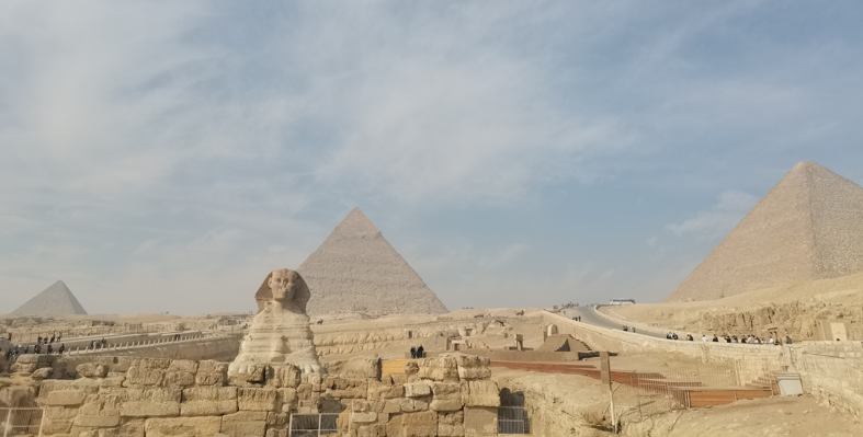 esfinge y piramides giza