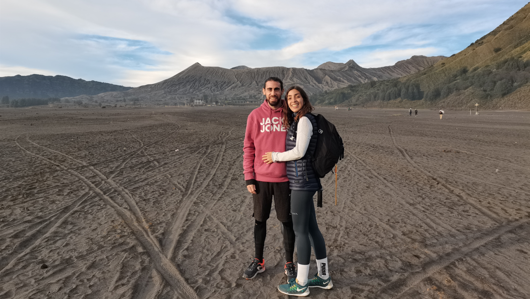 mar de arena Bromo