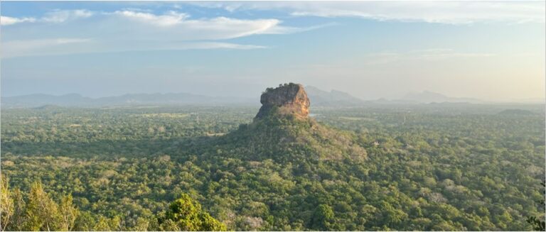 Vistas de Sigiriya desde Pidurangala