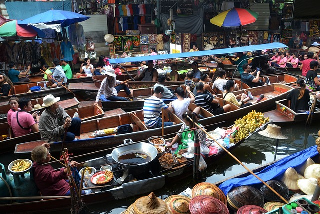 Mercado Flotante Damnoen Sadua